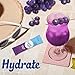 Crystal Light Drink Mix, 6 Pitcher Packets, for Flavorful Hydration and Shareable Refreshment, Concord Grape Artificially flavored, Zero Sugar, Low Calorie, 2.01 oz