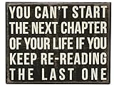 Primitives by Kathy Box Sign, 7 by 5.5-Inch, Next Chapter