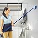 Superio Deck Scrub Brush with Long Handle 48 Inches, Heavy Duty Stiff Bristles Grout Scrubber with Scraper - Cleans Hot Tub, Swimming Pool, Granite Tiles, Bathroom, Patio, Kitchen, Wall and Deck