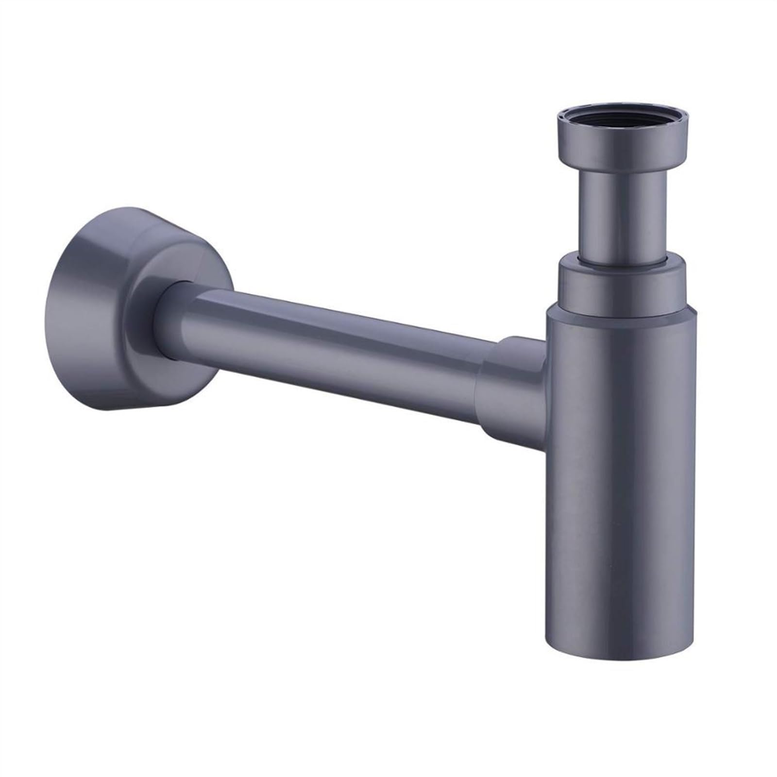 Sifone a P, Kit sifone universale for lavello, diametro 1-1/4 pollici, altezza regolabile da 3,94 a 7,68(Round)