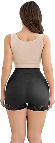 Miniatura 3 de KELLYLEE Pantalones cortos de ropa interior con control de abdomen para mujer, de cintura alta, moldeadores de glúteos, pantalones cortos