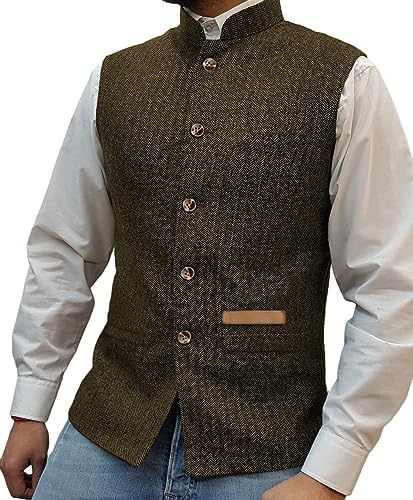 Gilet de chasse chic et rétro pour homme idéal pour un mariage champêtre en hiver