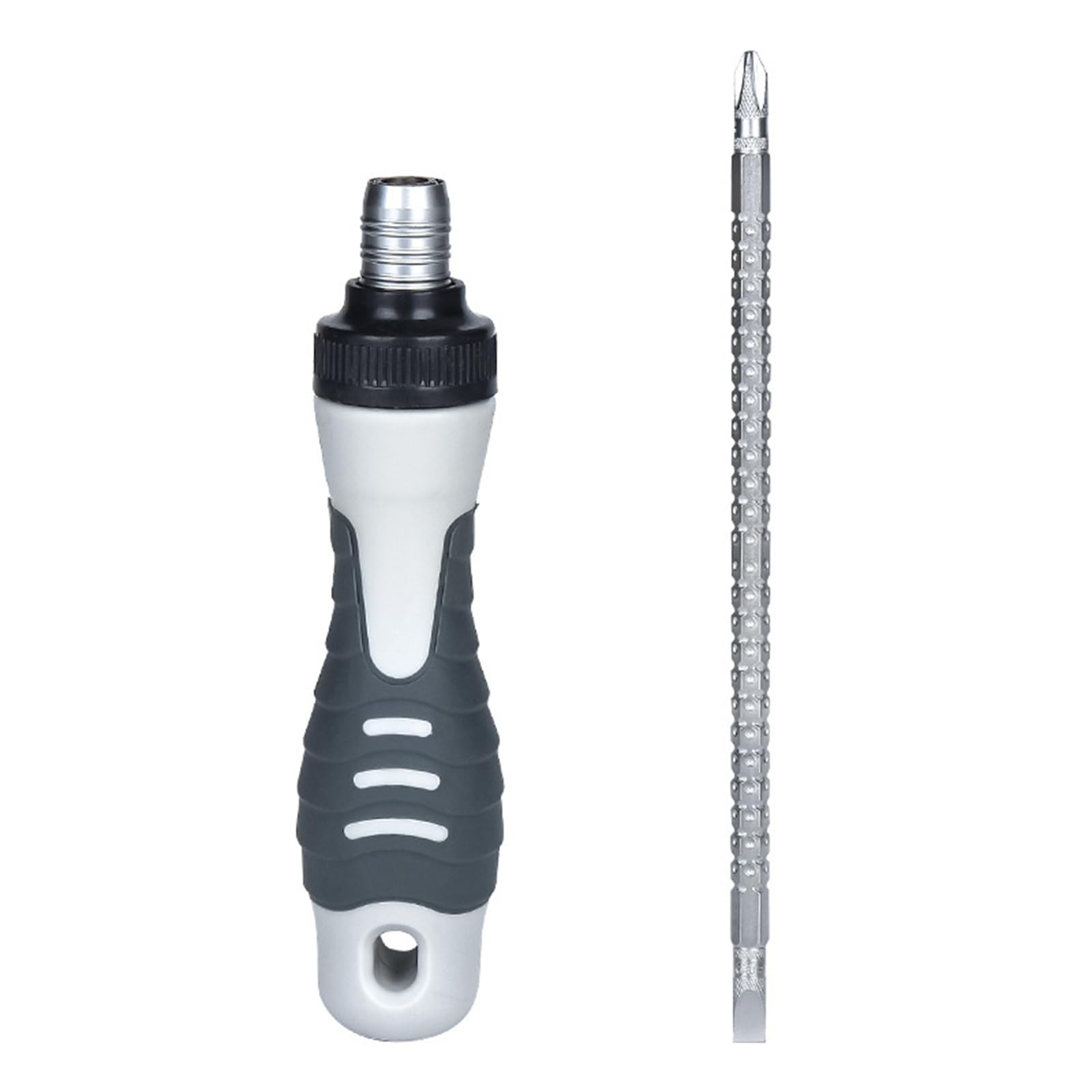 Tsophreniq Ratcheting Screwdriver Adjustable Length Telescopic Drill Bit Ratcheting Set Computer Assembly