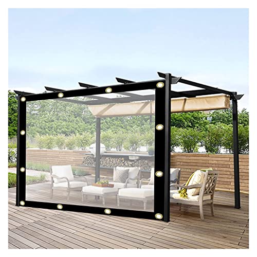 AGLZWY Transparente Plane mit Ösen Carport Seitenwand Plane Leicht und Einfach zu Falten für Pavillons, Holzhäuser und Pflanzen 2x2m(6.5x6.5ft) AGLZWY Transparente Plane mit Ösen Carport Seitenwand Plane Leicht und Einfach zu Falten für Pavillons, Holzhäuser und Pflanzen 2x2m(6.5x6.5ft)