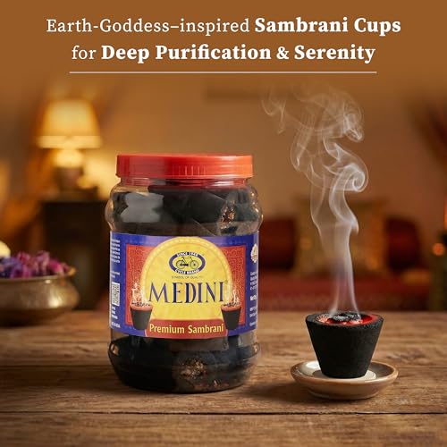 Image of Cycle Pure Medini Premium Sambrani Cups - Long-Lasting Aromatic Dhoop for Daily Puja & Spiritual Rituals