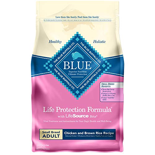 Image of Blue Buffalo Life Protection Formula Natural Adult Small Breed Dry Dog Food, Chicken and Brown Rice 6-lb