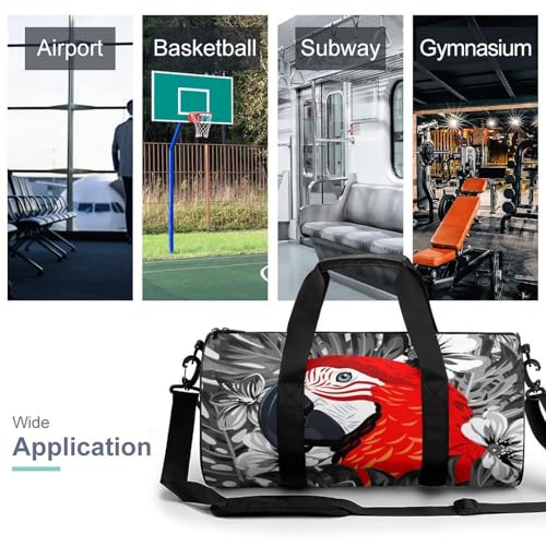 Sac de sport gym perroquet rouge pour libérer votre routine - 3