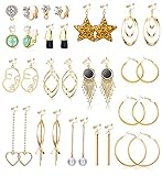 💎HYPOALLERGENE OHRCLIPS 💎Wir glauben, dass nicht alle schönheitsliebenden Frauen Ohrlöcher haben, also haben wir dieses Produkt hergestellt. Es lindert Durchstiche und das Clip-On-Design hat eine bequeme, leichte Polsterung für den ganzen Tag. Charmante und elegante Beads in schimmerndem Gold unterstreichen immer ihren glamourösen Look.
