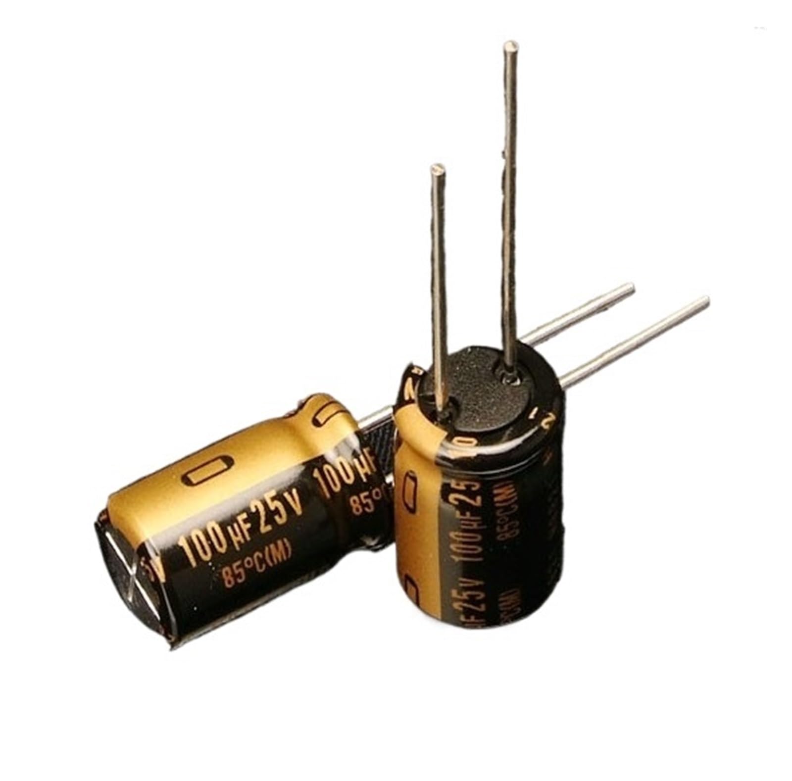 LEOTNNDQ 10PCS K.//Z Series 25V100UFMUSE 100Uf Copper Pin Audio Coupling Filtering Electrolytic Capacitors