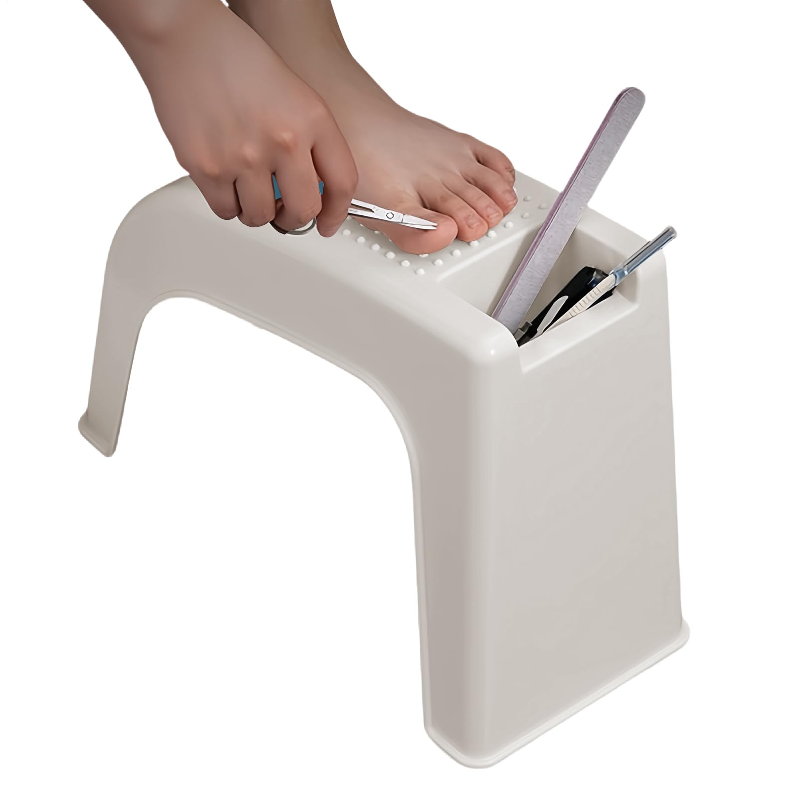Chaise de soin des pieds dérapante et stable pour massage et manucure