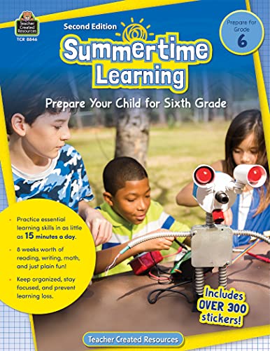 Teacher Created Resources - Summertime Learning, Second Edition (Prep. for Gr. 6)