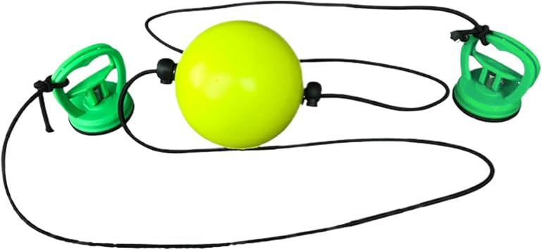 Boxing Reflex Ball, Reflex Training Ball, Boxing Speed Bag, Double End Bag, Suction Cup Punching, Punching Bag Ball, Elastic Rope Boxing, Speed Boxing Ball, Reflex Ball Training for Punching Practice