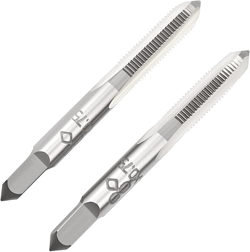 Miniatura 14 de M8 X 1.25 Métrico Mano Tap, Mano Derecha M8 X 0.049 in Roscado Mano Grifo 1Par