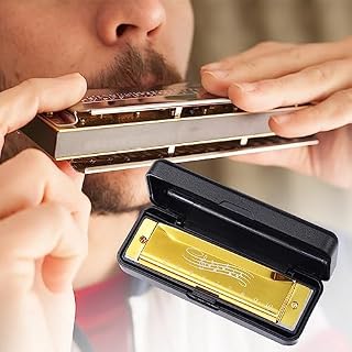 perfeclan Jouet de Jeu d’instruments de Musique, Aides pédagogiques pour Orgue à Bouche, Harmonica Portable pour Enfants, Harmonica 10 Trous pour activité de , Or - Les Beatles, Paul McCartney, John Lennon, RIngo Starr, George Harrison perfeclan Jouet de Jeu d'instruments de Musique, Aides pédagogiques pour Orgue à Bouche, Harmonica Portable pour Enfants, Harmonica 10 Trous pour activité de , Or – Image 4