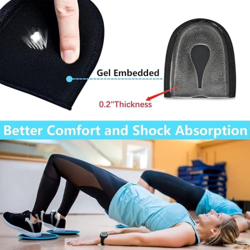 Image of Heel Pad Support Sleeve Gel Embedded Foot Cushion for Walking