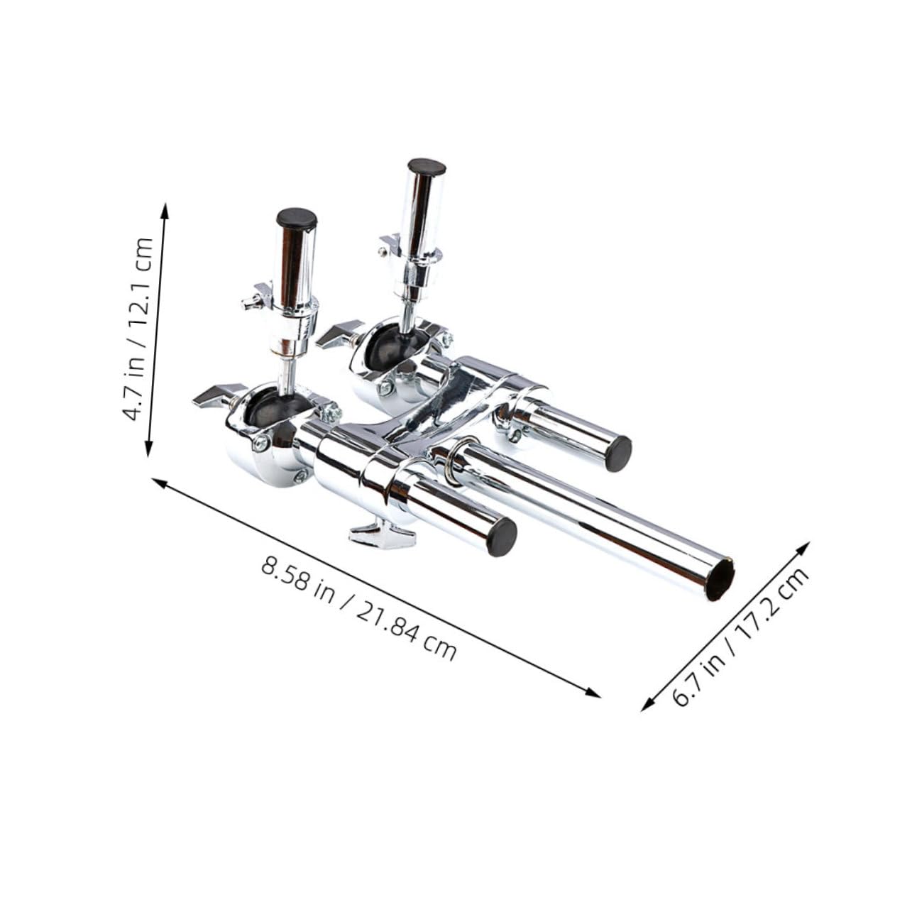 FUNOMOCYA Metal Drum Stand Accessory Drum Bracket Holder for Percussion Sturdy Mount for Parts