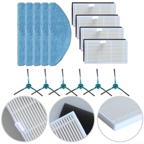 Essential Replacement Accessories for MEDION Robot Vacuums Filters, Mop Cloths & Side Brushes for Cleaner Air – Bild 3