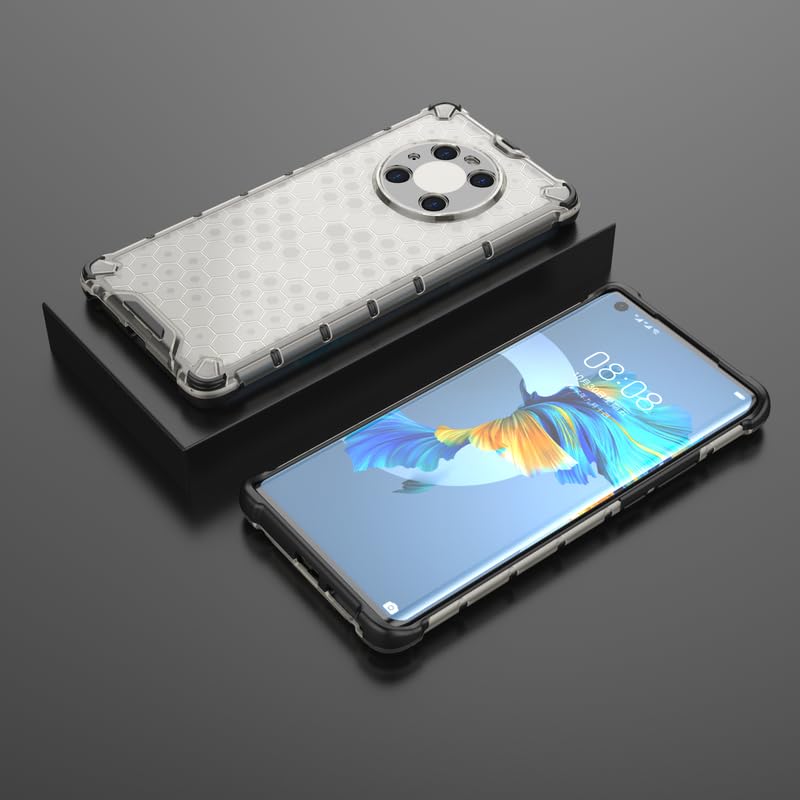 Image of Plastic Bumper Back Case Cover for Honor 400 Pro (Transparent)