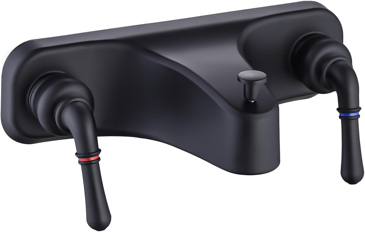 Faucet Economical Classic Tub and Shower Faucet with Diverter (3562 Black)