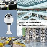 ASHATA Dome Dummy Security Camera, Indoor/Outdoor, Solar Powered, with Flashing LED Light, for Home, Warehouse, Shops - Image 7