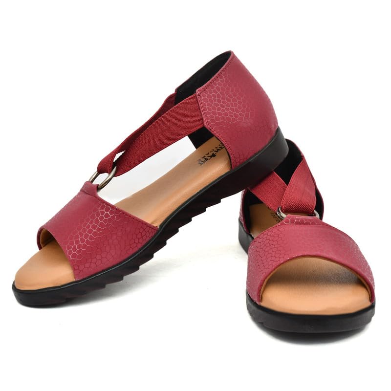 Image of HEALTH FIT Extra Soft Ortho Care Diabetic & Orthopedic Sandal /Doctor Sandal-With Back Support Footwear & stylish for Girl's /Women's
