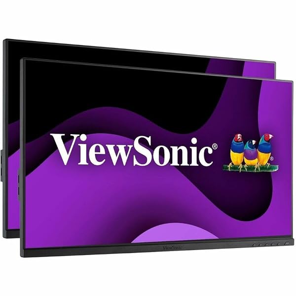 ViewSonic VG2448A-2_H2 24 Inch Dual Pack Head-Only 1080p IPS Monitor with Ultra-Thin Bezels, HDMI, DisplayPort, USB, and VGA for Home and Office,Black by ViewSonic - Image 4