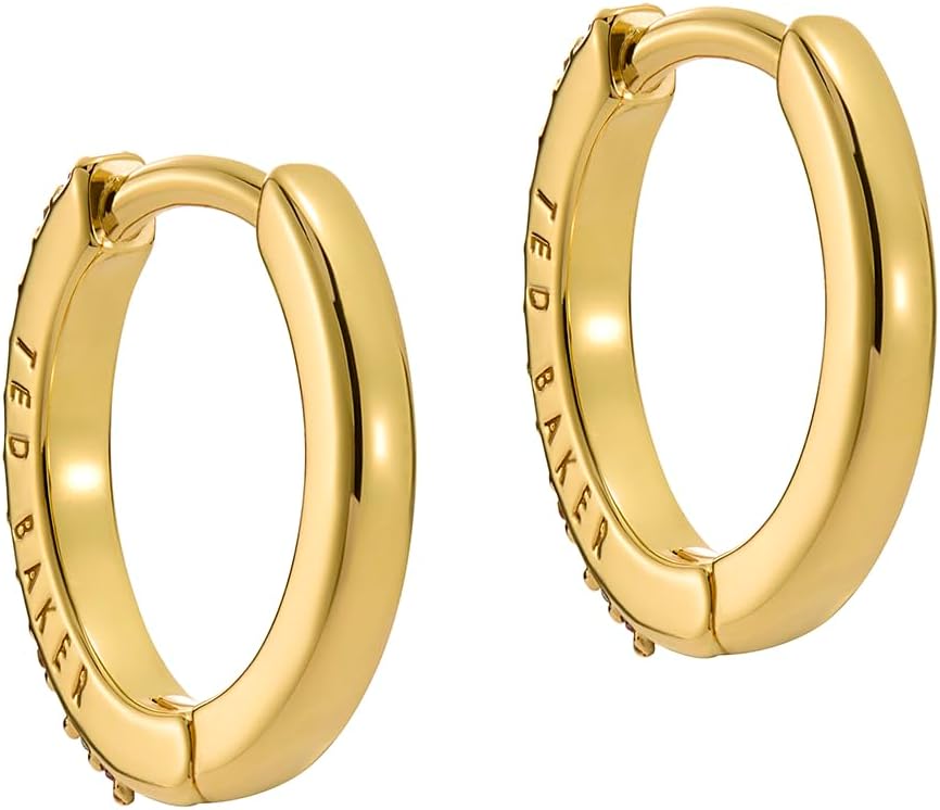 Ted Baker London Heplie Crystal Hoop Earrings (14mm outside diameter) For Women - Image 2