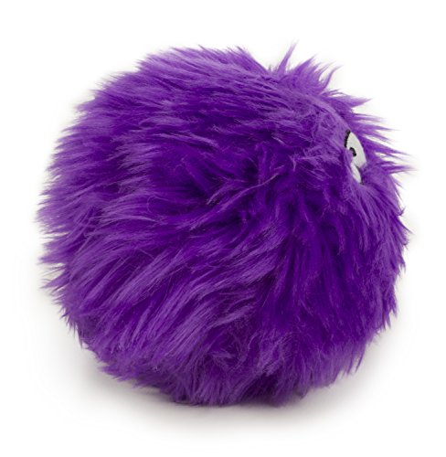 Godog Furballz Squeaker Plush Pet Toy For Dogs & Puppies, Soft & Durable, Tough & Chew Resistant, Reinforced Seams - Purple, Small #TOP1