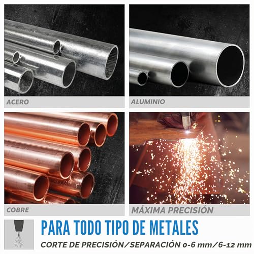 Cortador de plasma con compresor integrado Güde GPS-K de 2,5 m antorcha 5