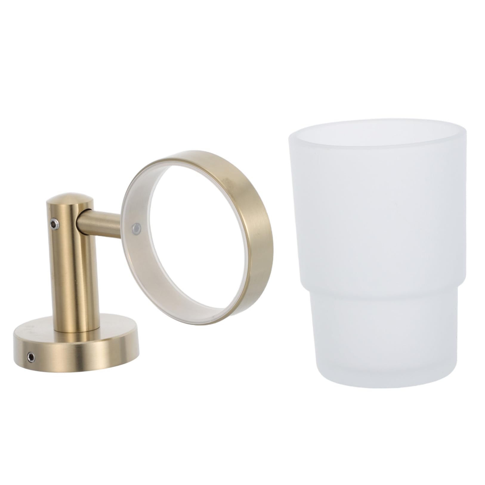 Portacepillos de Dientes para Baños de Pared Vaso de Vidrio