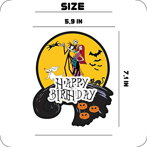 Party Decor For Nightmare Cake Topper Cupcake Toppers Set Girl Theme Birthday Supplies Favors Topper Decorations #TOP5