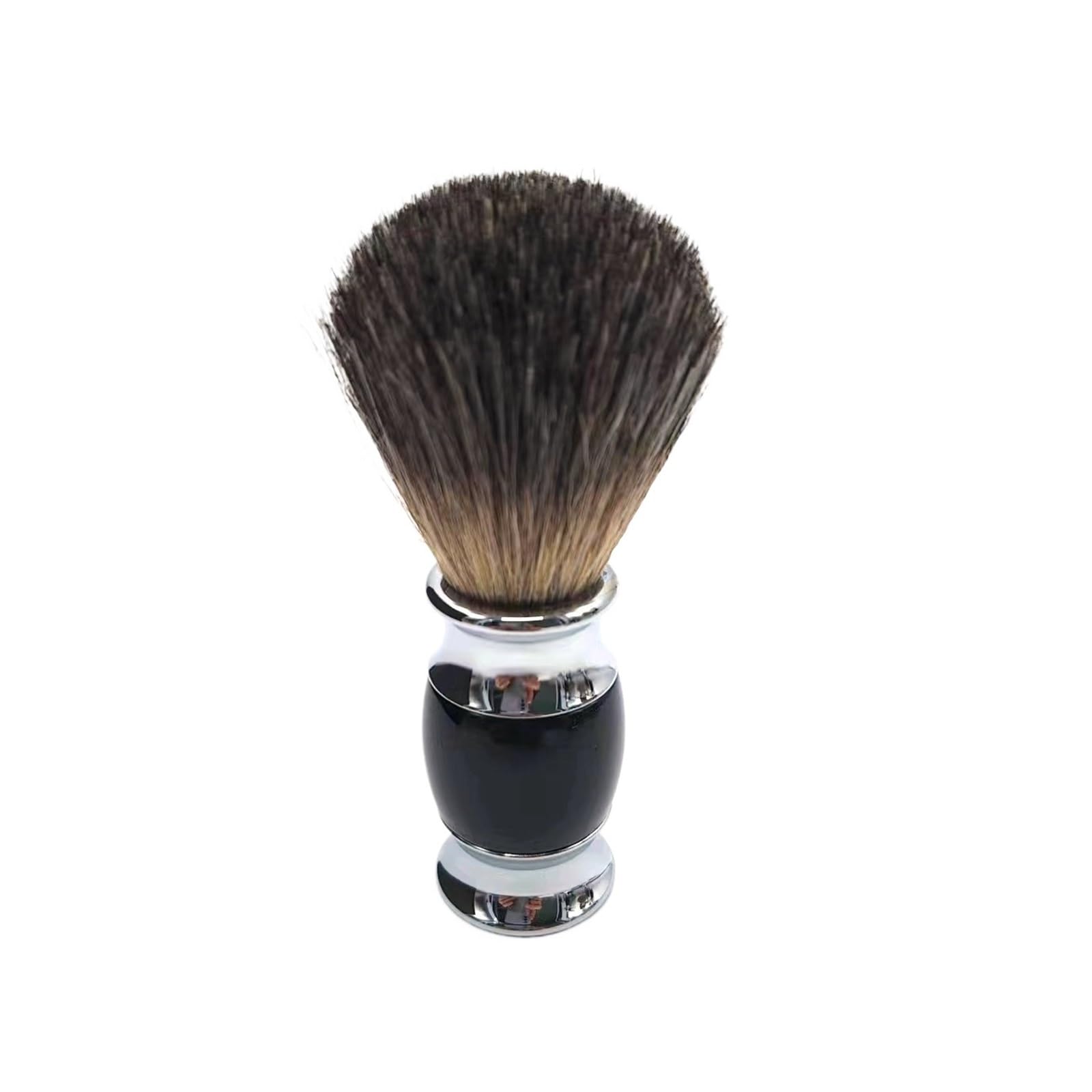 Pennello Da Barba, Compatibile Con Pennello Generico In Pelo Di Tasso | Accessorio for la rasatura bagnata da uomo for creare una schiuma da barba liscia(Black)