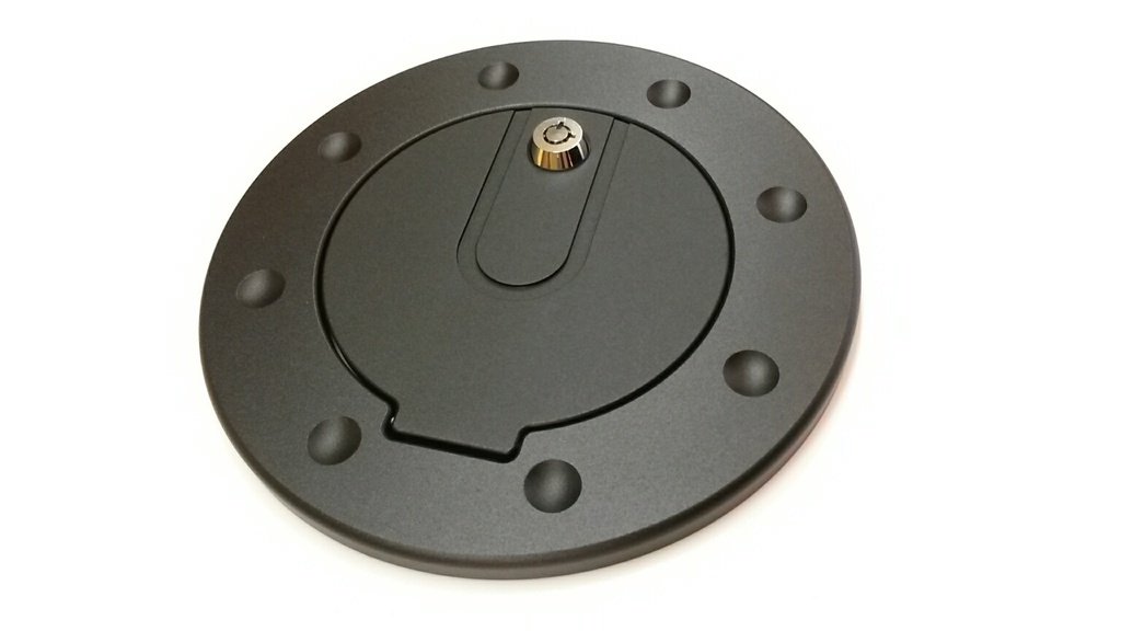 HPC Hummer H3 Billet Aluminum Black Locking Fuel Door Buy Online in