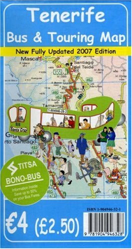 Tenerife Bus and Touring Map