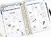 bloom daily planners New UNDATED Hardcover Calendar & Daily Bound to-Do List Book - Notes, Goals, to Do's Planning System - 8.25