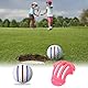 2 Stück Golf Ball Liner Template, Golf Ball Liner mit Markierungsstift, Golf Ausrichtungs-Set für Putt, Golf Ball Marking Tools mit Tri-Line Patterns, Golfball-Liner-Vorlage für Perfekten Schwung