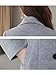 IDEALSANXUN Winter Coats for Women 2025 Fall Outfits Double Breasted Long Wool Coat Sweater Jackets Cardigan Tops, Grey, XL