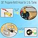 Upgraded Propane Refill Adapter Hose Kit, 36