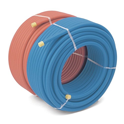 REHAU TUBE Rautherm Tube Gaine Bleu D25, 25M-REHAU-12605511025