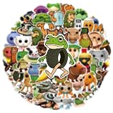 50Pcs Italian Brainrot Animals Stickers, Italian Brainrot Meme Stickers for Water Bottles, Funny Cartoon Sticker Pack Waterproof Vinyl for Laptop Phone Party Favors Decals