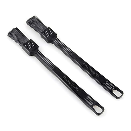 SPIRIT Cleaning Brush, 2 Pcs Espresso Coffee Grinder Brush Accessories for Barista Bean Grain Coffee Grounds Tool Home Kitchen …