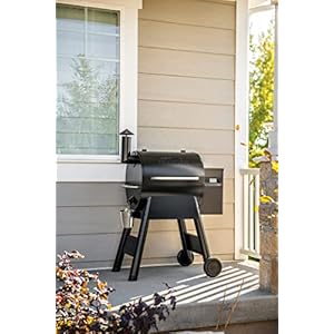 Traeger Grills Pro 575 Electric Wood Pellet Grill and Smoker, Black, 572 Square Inches Cook Area, 500 Degree Max Temperature, Meat Probe, 6 in 1 BBQ Grill with WiFi and app connectivity Traeger Grills Pro 575 Electric Wood Pellet Grill and Smoker Black 572 Square Inches Cook Area 500 Degree Max Temperature Meat Probe 6 in 1 BBQ Grill with WiFi and app connectivity