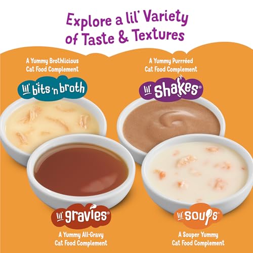 Purina Friskies Lil Soups Cat Food Topper, Shrimp, 8 Count, 1.2 oz Cups - image 9
