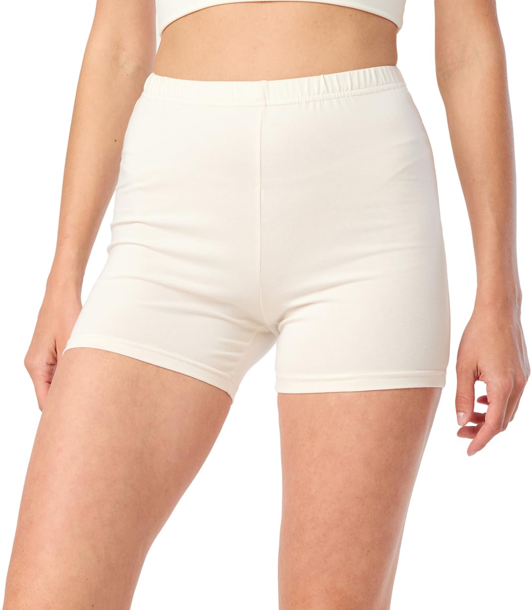 Merry Style Kurze Hose Damen Radlerhose leicht und bequem Hotpants eng Boxershorts aus Baumwolle Sommer Kleidung Damen MS10-392