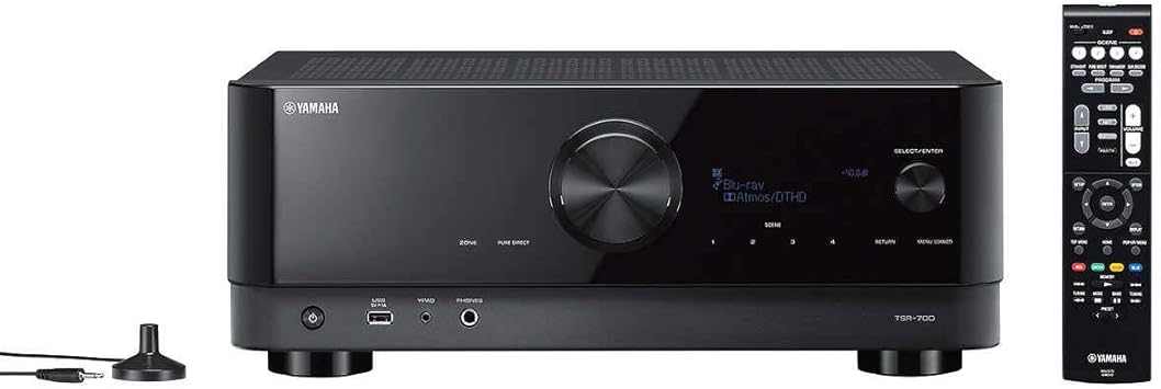 Yamaha TSR-700 7.1 Channel AV Receiver with 8K HDMI and MusicCast