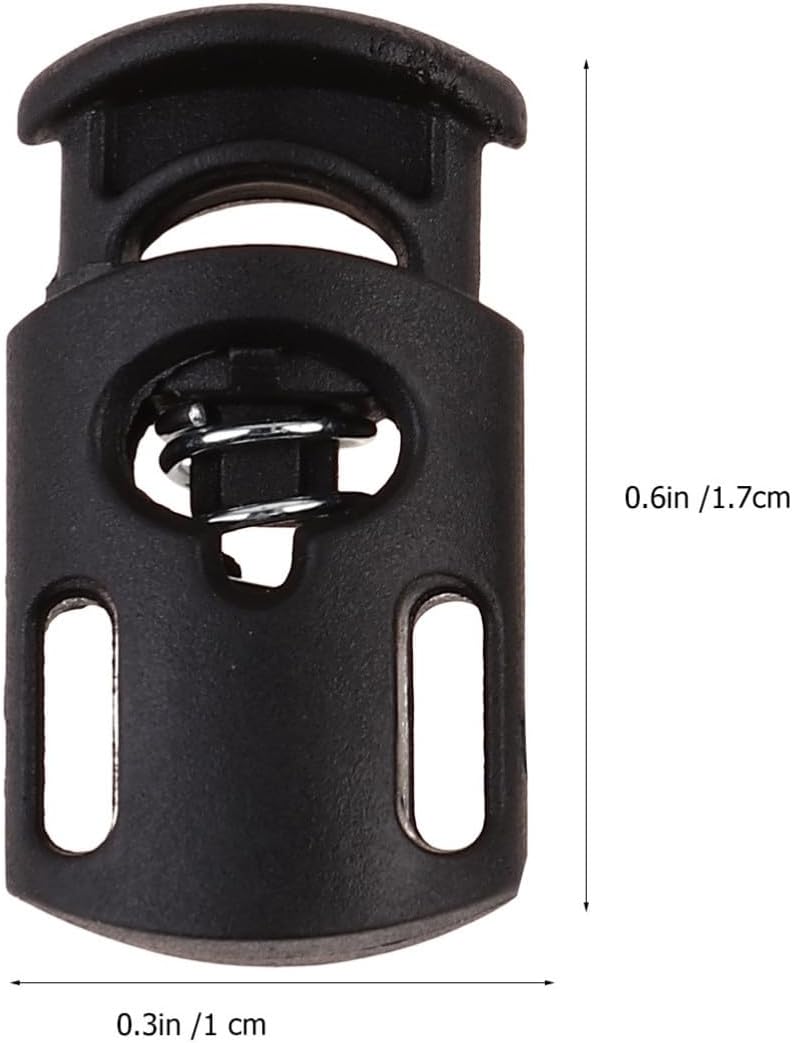 DIY Elastic with Spring Suitcase Accessories Buckle Kit Fasteners and 20m Rope, Plastic Material at Easy to Install and Use, for Replacement Garments Home