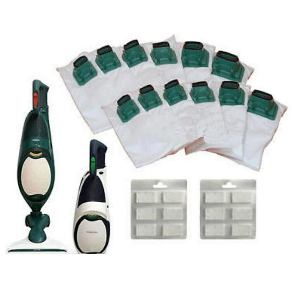 GE.RA FOLLETTO KIT 24 Pezzi: 12 Sacchetti VK140/150 + 12 Profumini Compatibili