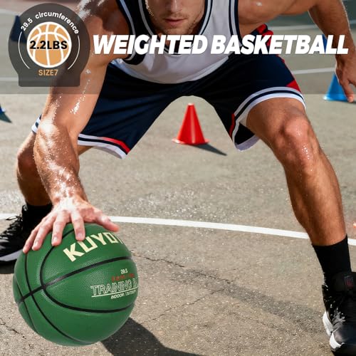 Ballon de basket lesté en composite durable de 74,9 cm de circonférence