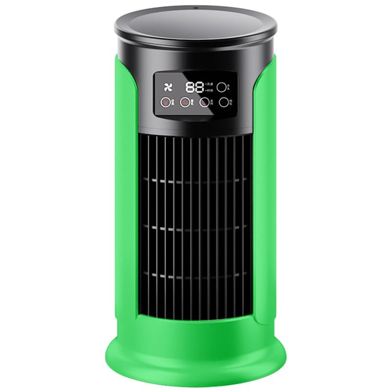 Aire Acondicionado Portatil 4 en 1,Enfriador de Aire Evaporativo con Depósito de 10L, 4 Modos 3 Velocidades,Temporizador de 1-12h con Rruedas y Mando,4 Acumuladores de Hielo,para el Hogar (Verde)