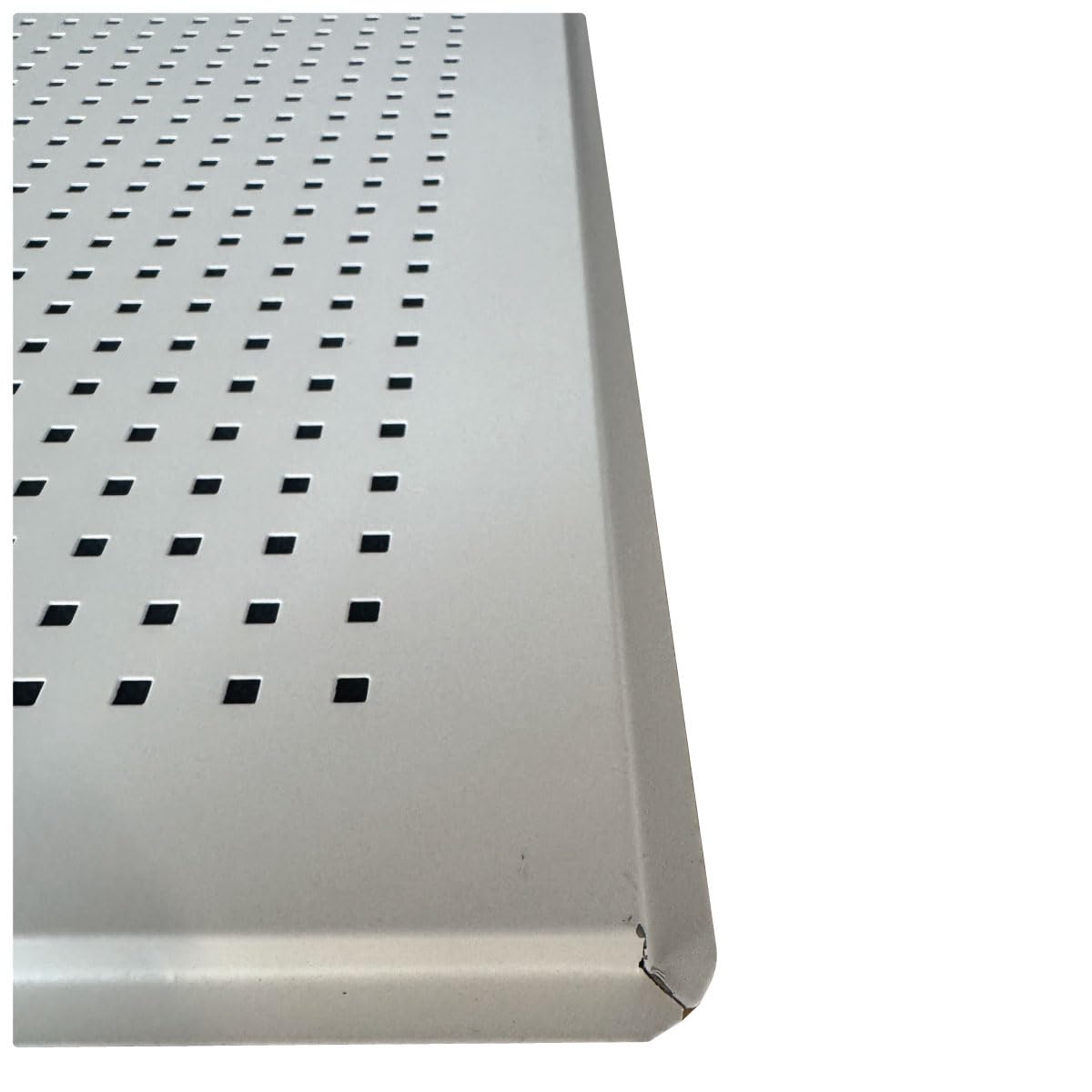 Isolamenti Controsoffitti Metallici Modulari, 60x60 cm, Bianco/White RAL 9003 , Acciaio Zincato, Alta Prestazione Acustica, 20 Pannelli, 7,20 mq (LAY-IN 15 foratura quadrata)